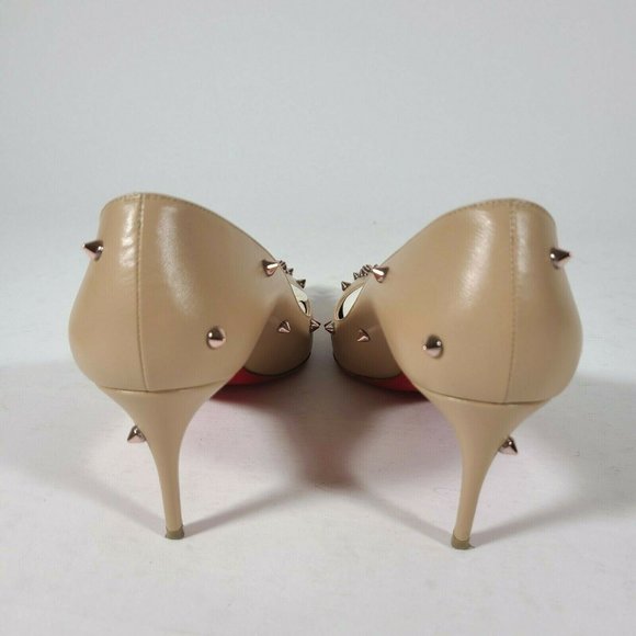 CHRISTIAN LOUBOUTIN Nude Degraspike Stud Pumps - Picture 5 of 9